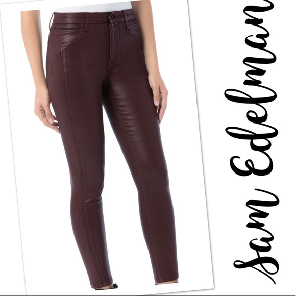 sam edelman coated jeans